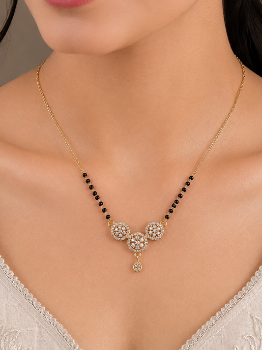Buy 1 Get 1 Free - Celestial Trio Drop Mangalsutra