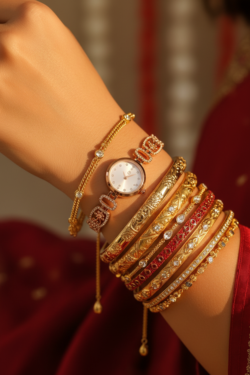 Bridal Wrist Stack