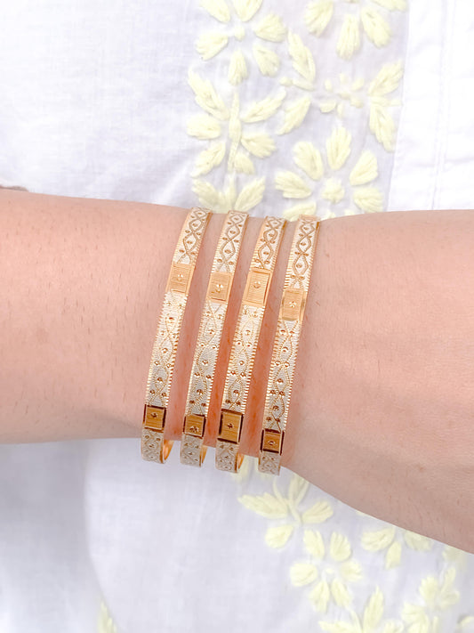 Buy 1 Get 1 Free - Kavita Bangles ( set of 4 )