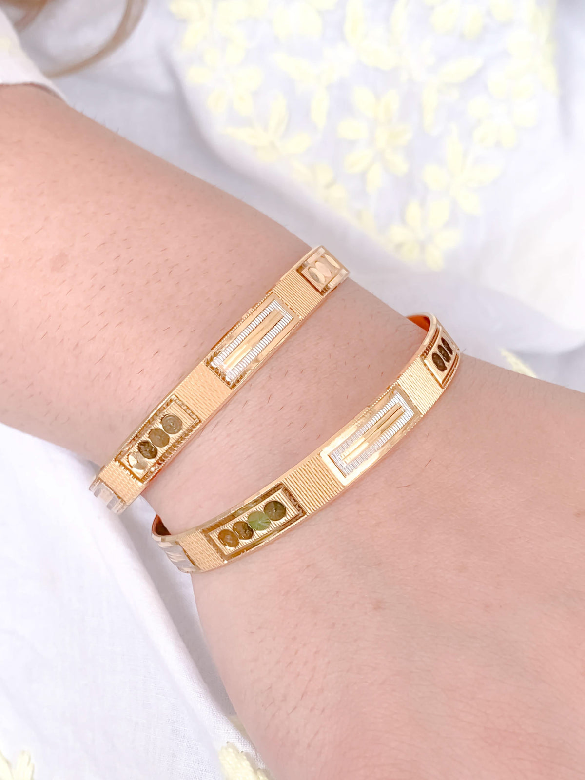 Buy 1 Get 1 Free - Sonal Bangles ( set of 2 ) - Bangles - Belleza Jewels