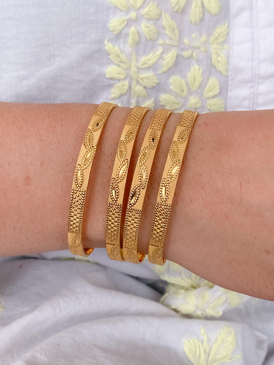 Buy 1 Get 1 Free - Vidhi Bangles ( set of 4 )
