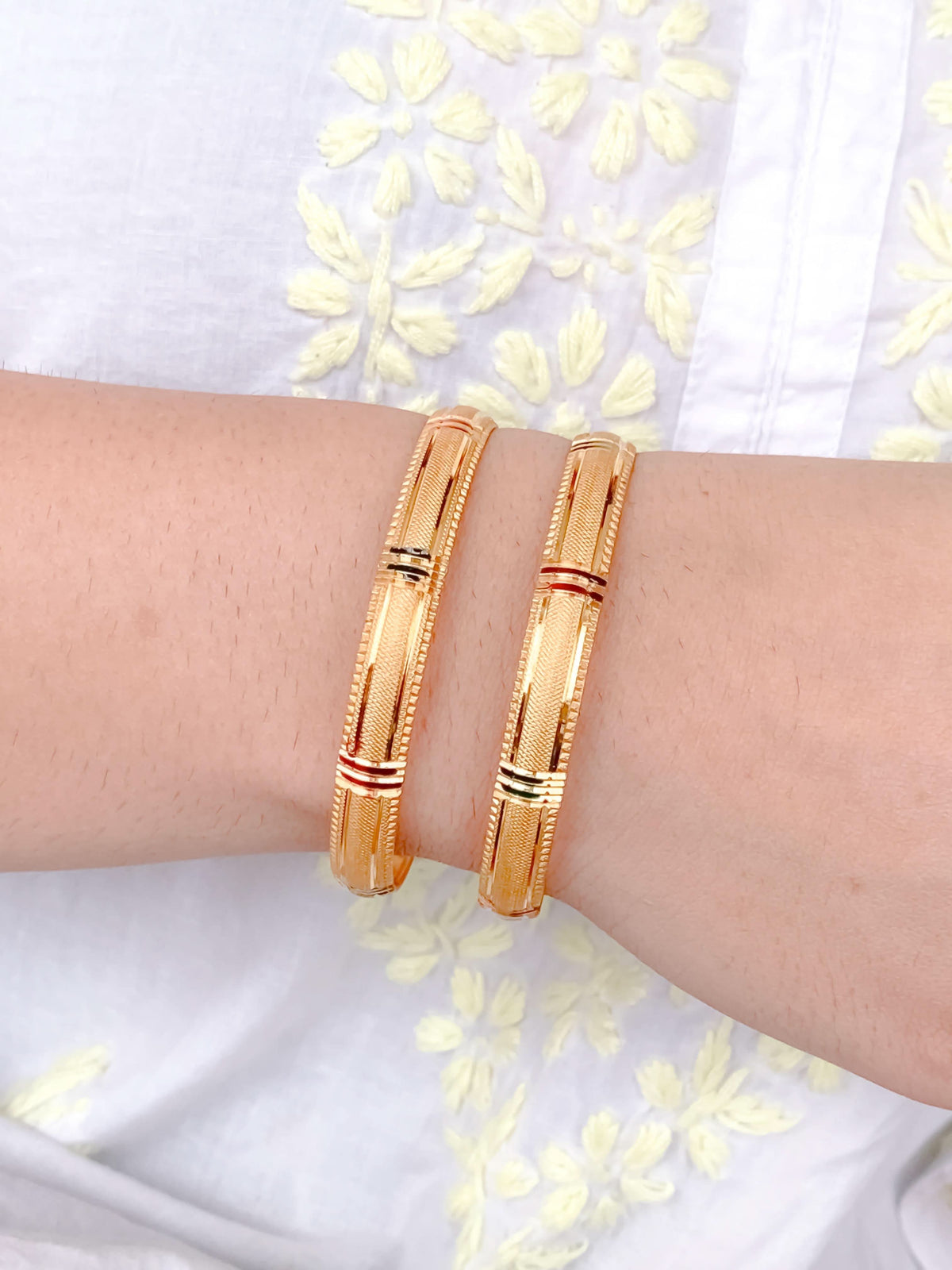 Buy 1 Get 1 Free - Sania Bangles ( set of 2 ) - Bangles - Belleza Jewels