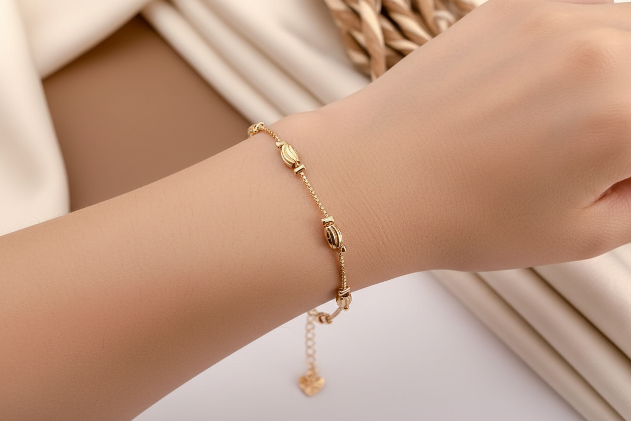 Golden Tulip Charm Bracelet Hero