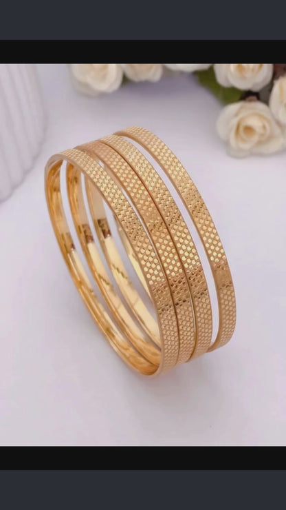 Buy 1 Get 1 Free - Apsara Bangles ( set of 4 )