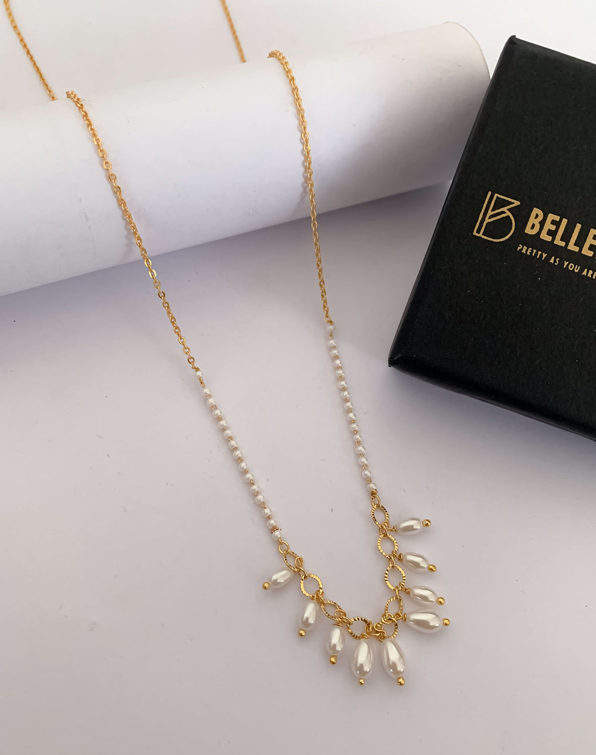 Matt Finished DelicateFancy Hanging chain [Lenghth 20 inch] - Fancy chain - Belleza Jewels