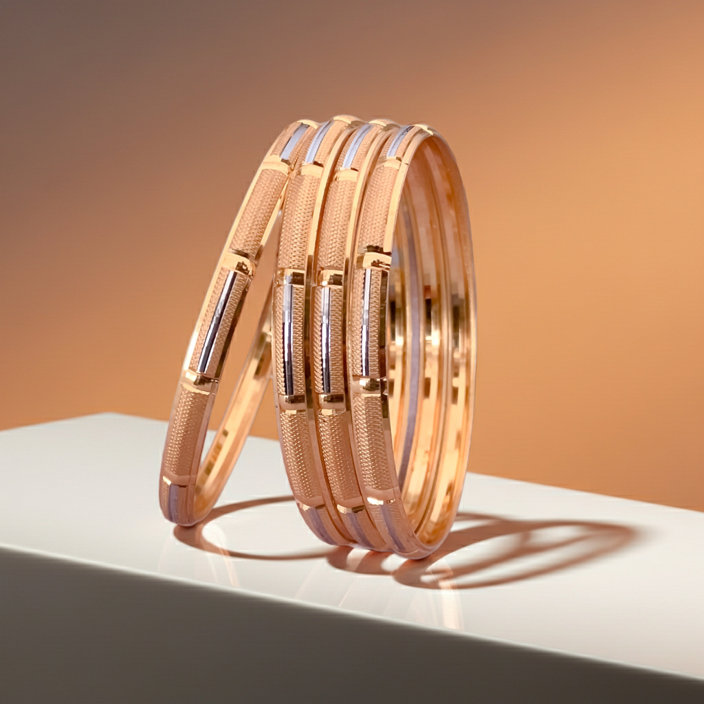 Buy 1 Get 1 Free - Hina Bangles ( set of 4 ) - Bangles - Belleza Jewels